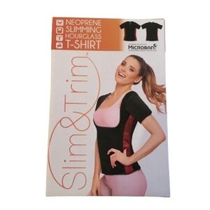 NWT Slim & Trim Neoprene Slimming Hourglass T-Shirt Size XL